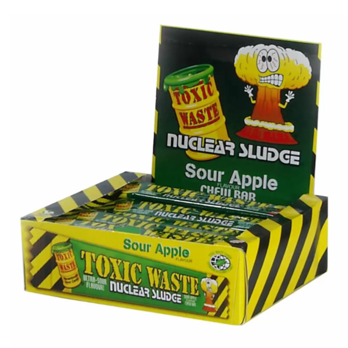 Toxic Waste Nuclear Sludge Chew Bar Sour Apple