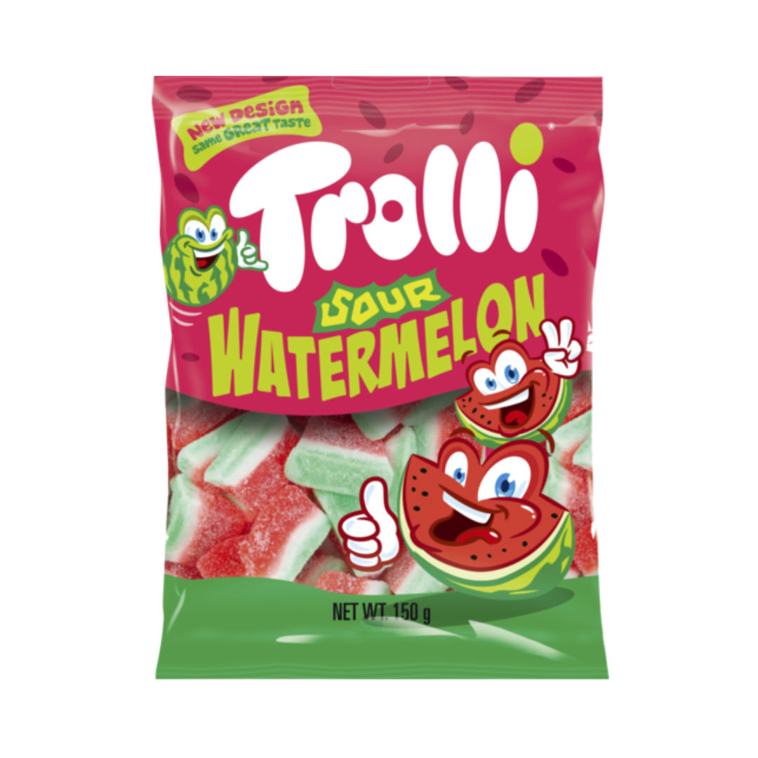 Trolli Sour Watermelons 150g bag