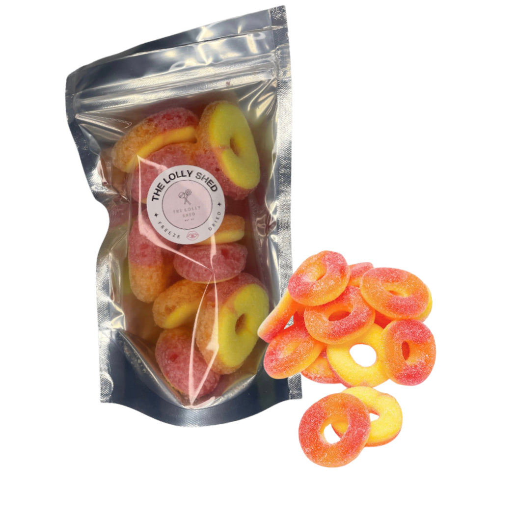 Freeze Dried Trolli Peach Rings