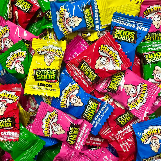 Mini Bag Warheads Extreme Sour Hard Candy