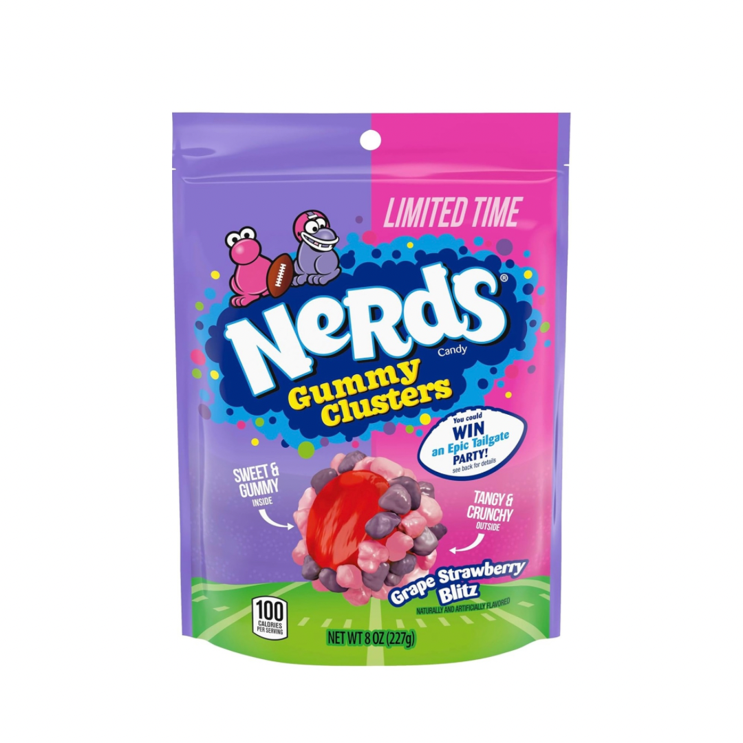 Nerds Gummy Clusters Grape Strawberry Blitz - Limited Edition