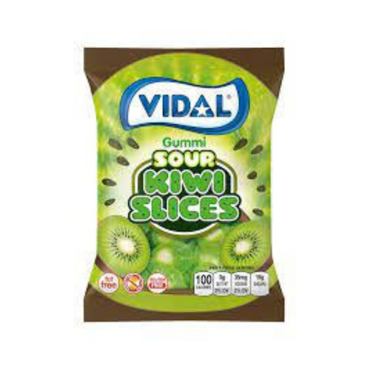 Vidal Gummi Sour Kiwi Slices