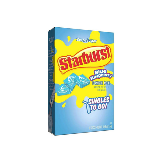 Starburst Singles To Go Drink Mix Blue Raspberry