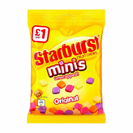 UK Starburst Minis Unwrapped