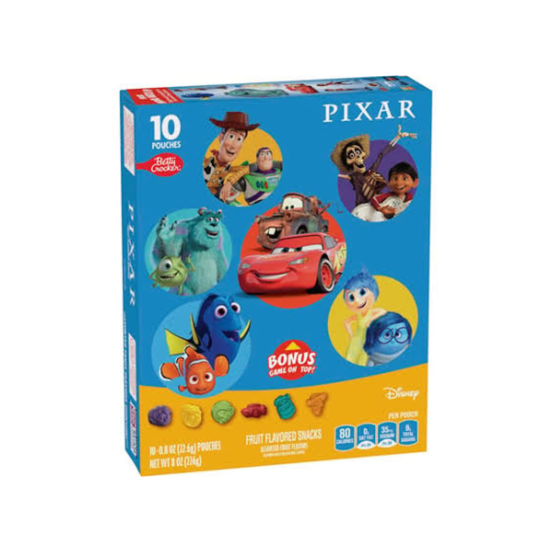 Pixar Fruit Snacks