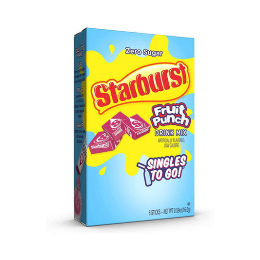 Starburst Singles To Go Drink Mix Fruit Punch