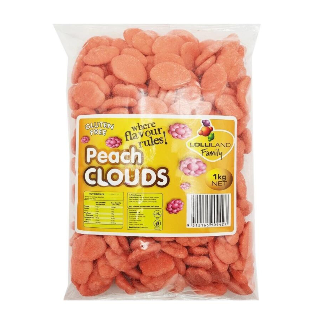 Bulk Peach Clouds 1kg