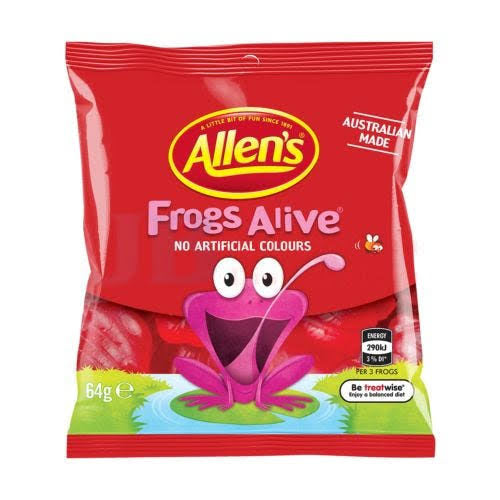 Allen’s Frogs Alive 64g