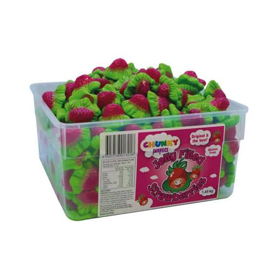 Bulk Jelly Filled Strawberries 1.45kg