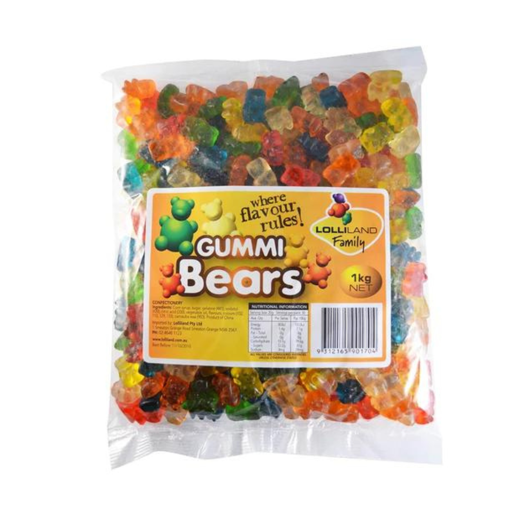 Bulk Gummi Bears 1kg