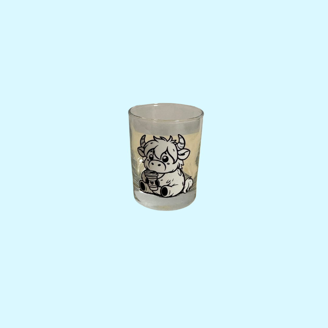 Highland Cow Shot Glass 1