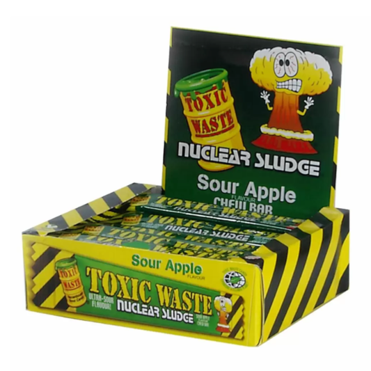 Toxic Waste Nuclear Sludge Chew Bar Sour Apple