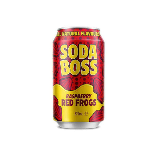 Soda Boss Raspberry Red Frogs