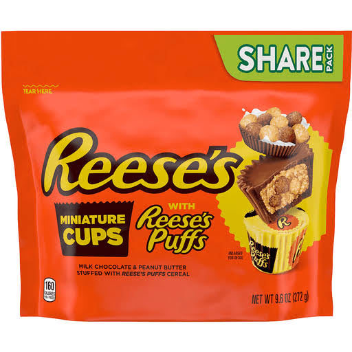 Reese’s Miniature Cups with Reese’s Puffs Share Pack