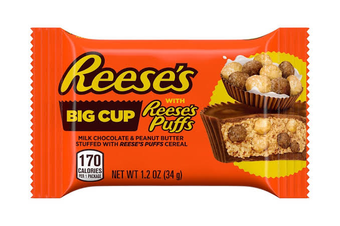 Reeses Big Cup with Reeses Puffs