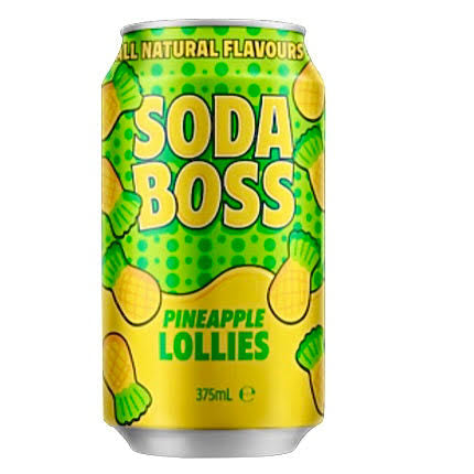 Soda Boss Pineapple Lollies