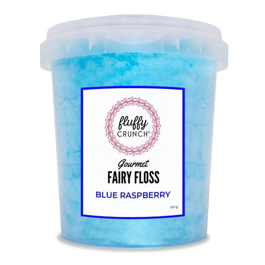 Fluffy Crunch Fairy Floss - Blue Raspberry