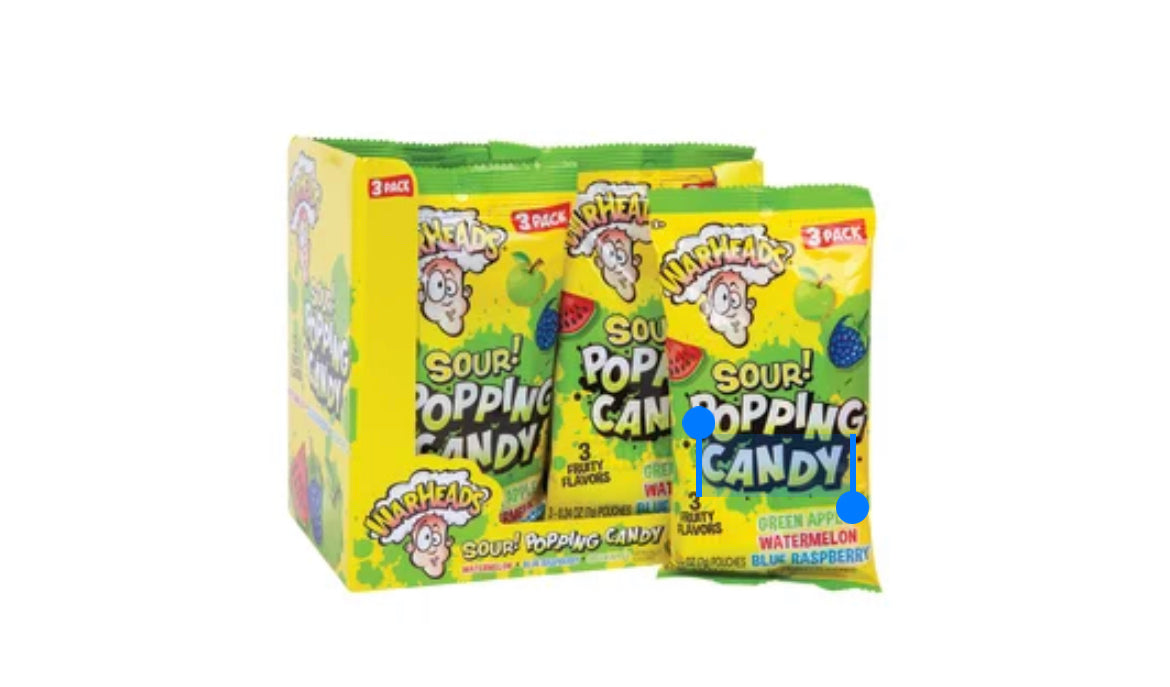 Warhead Popping Candy