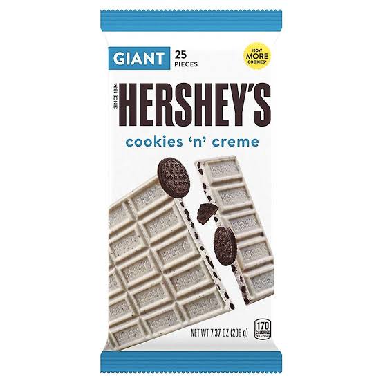 Giant Hershey’s Cookies n Creme Bar